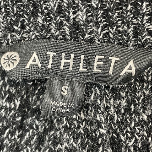 ATHLETA Women Marled Gray Perspective Wool Cashmere Sweater Size S - Picture 5 of 9